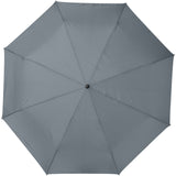 Ombrello pieghevole Bo da 21" ad apertura/chiusura automatica in PET riciclato personalizzato con logo - Pubblienne
