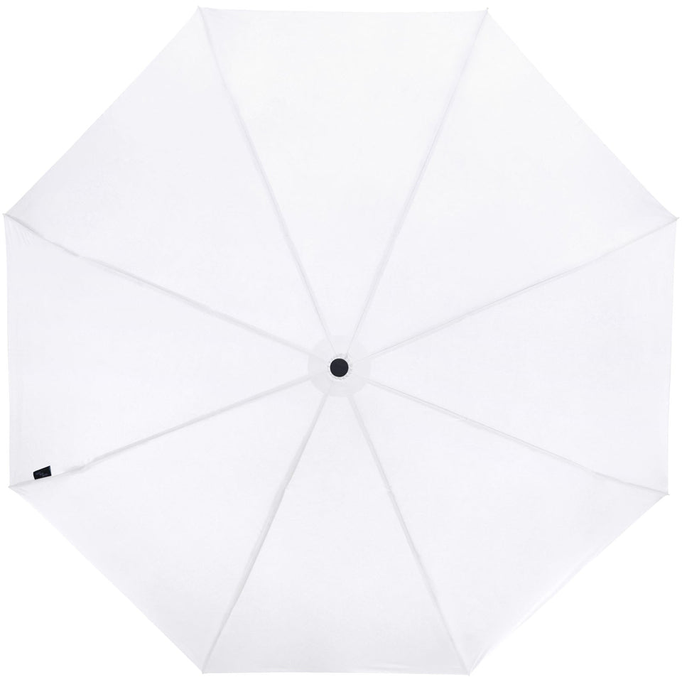 Ombrello pieghevole in PET riciclato antivento da 21" Birgit personalizzato con logo - Pubblienne