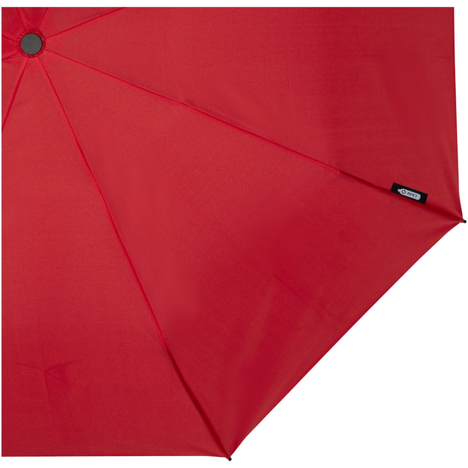 Ombrello pieghevole in PET riciclato antivento da 21" Birgit personalizzato con logo - Pubblienne