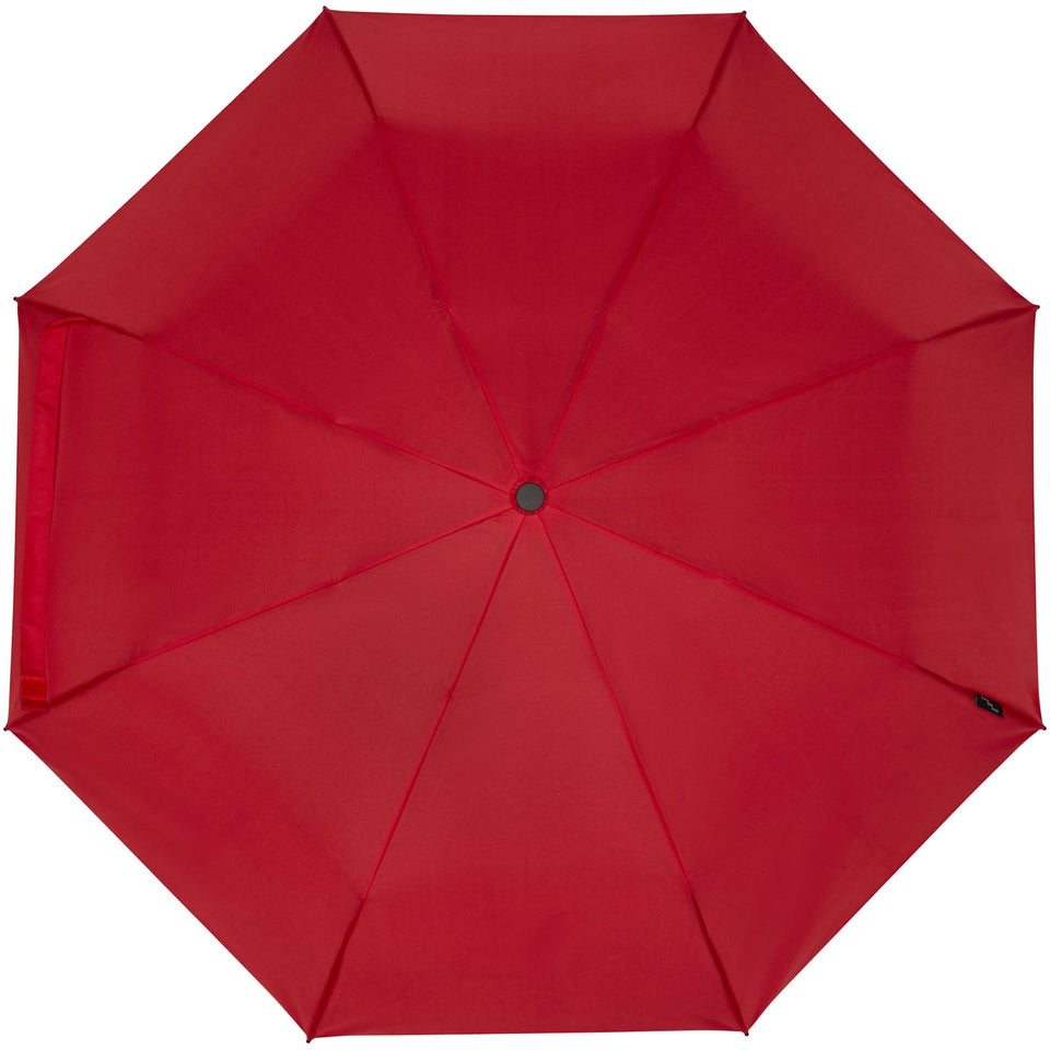 Ombrello pieghevole in PET riciclato antivento da 21" Birgit personalizzato con logo - Pubblienne