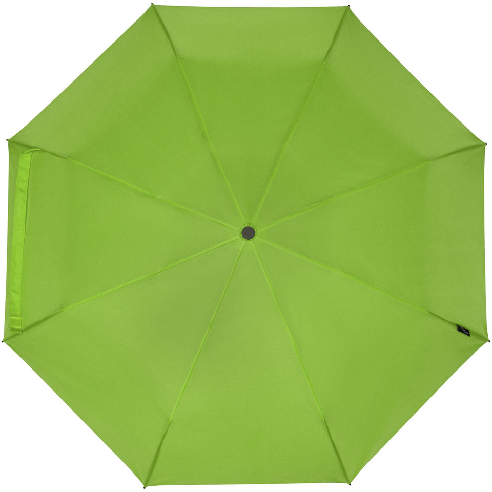 Ombrello pieghevole in PET riciclato antivento da 21" Birgit personalizzato con logo - Pubblienne