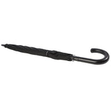 Ombrello da 23" con apertura automatica, finitura carbon look e impugnatura arcuata Fontana personalizzato con logo - Pubblienne
