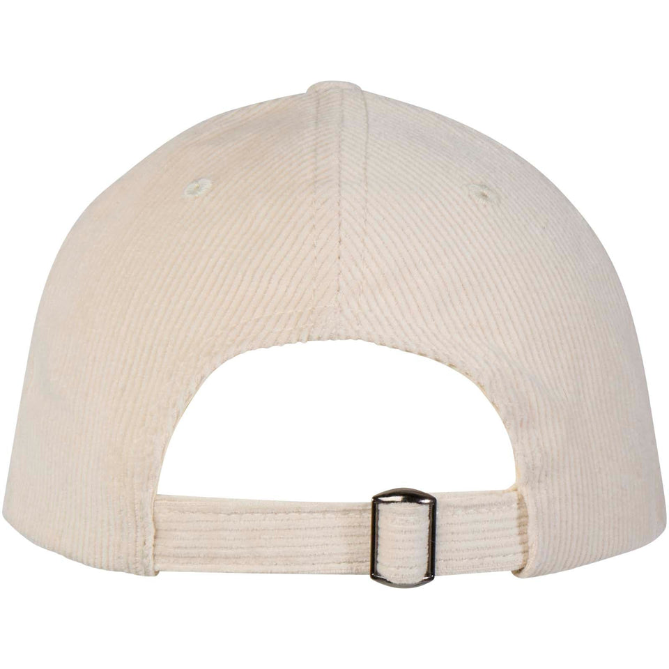 Cappello in velluto a coste a 6 pannelli in tessuto riciclato Hutton personalizzato con logo - Pubblienne