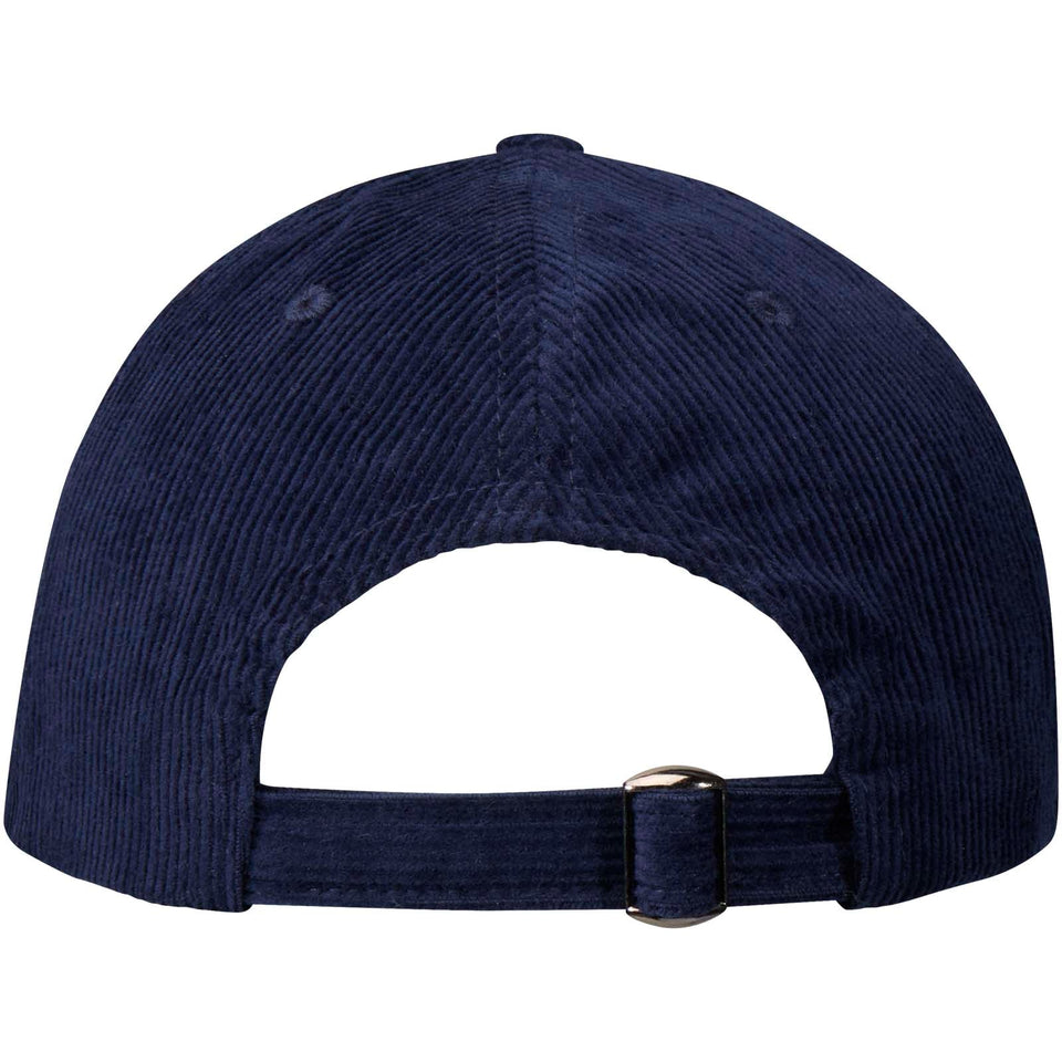 Cappello in velluto a coste a 6 pannelli in tessuto riciclato Hutton personalizzato con logo - Pubblienne