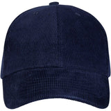 Cappello in velluto a coste a 6 pannelli in tessuto riciclato Hutton personalizzato con logo - Pubblienne