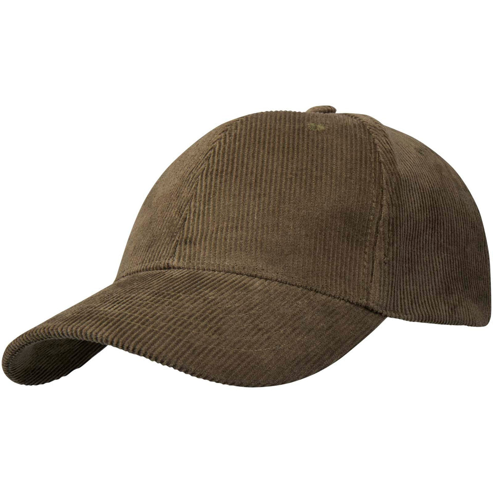 Cappello in velluto a coste a 6 pannelli in tessuto riciclato Hutton personalizzato con logo - Pubblienne