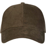 Cappello in velluto a coste a 6 pannelli in tessuto riciclato Hutton personalizzato con logo - Pubblienne