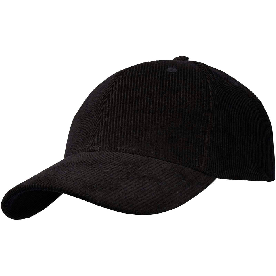 Cappello in velluto a coste a 6 pannelli in tessuto riciclato Hutton personalizzato con logo - Pubblienne