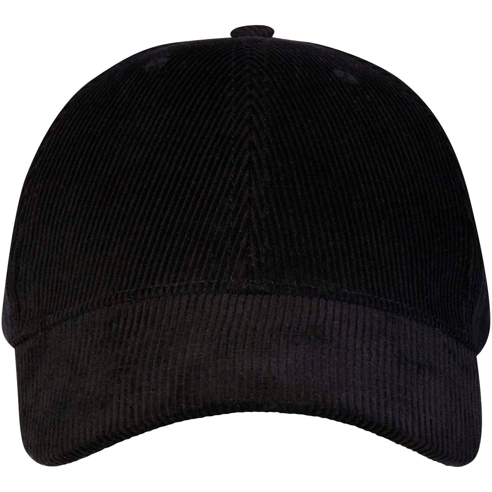 Cappello in velluto a coste a 6 pannelli in tessuto riciclato Hutton personalizzato con logo - Pubblienne
