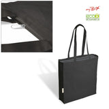 1110 Lorena Black - Borsa Shopping In Canvas Dimensioni: cm 36x52x16 personalizzato con logo - Pubblienne