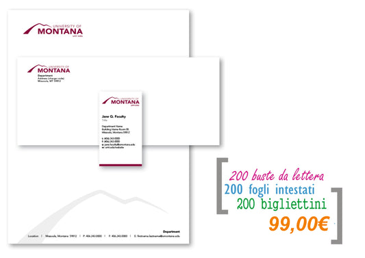 Buste da lettera + carta intestata e bigliettini