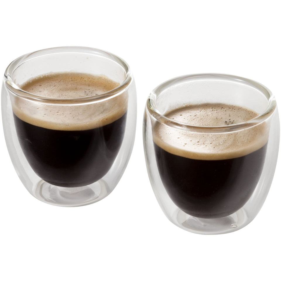 Set da 2 tazze in vetro per espresso Boda personalizzato con logo - Pubblienne