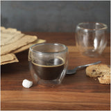 Set da 2 tazze in vetro per espresso Boda personalizzato con logo - Pubblienne