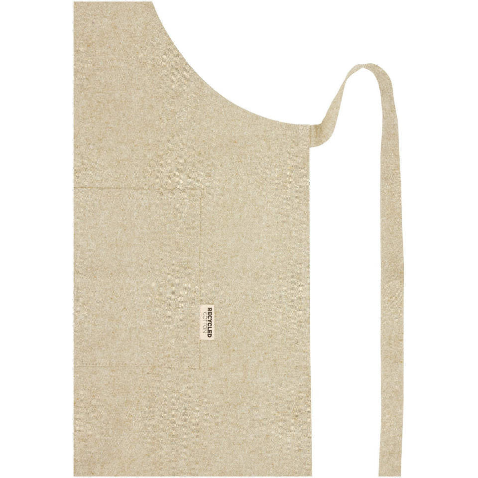 Grembiule in cotone riciclato da 200 g/m² Pheebs personalizzato con logo - Pubblienne