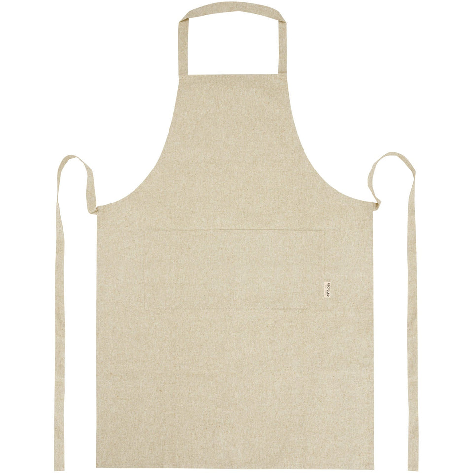 Grembiule in cotone riciclato da 200 g/m² Pheebs personalizzato con logo - Pubblienne