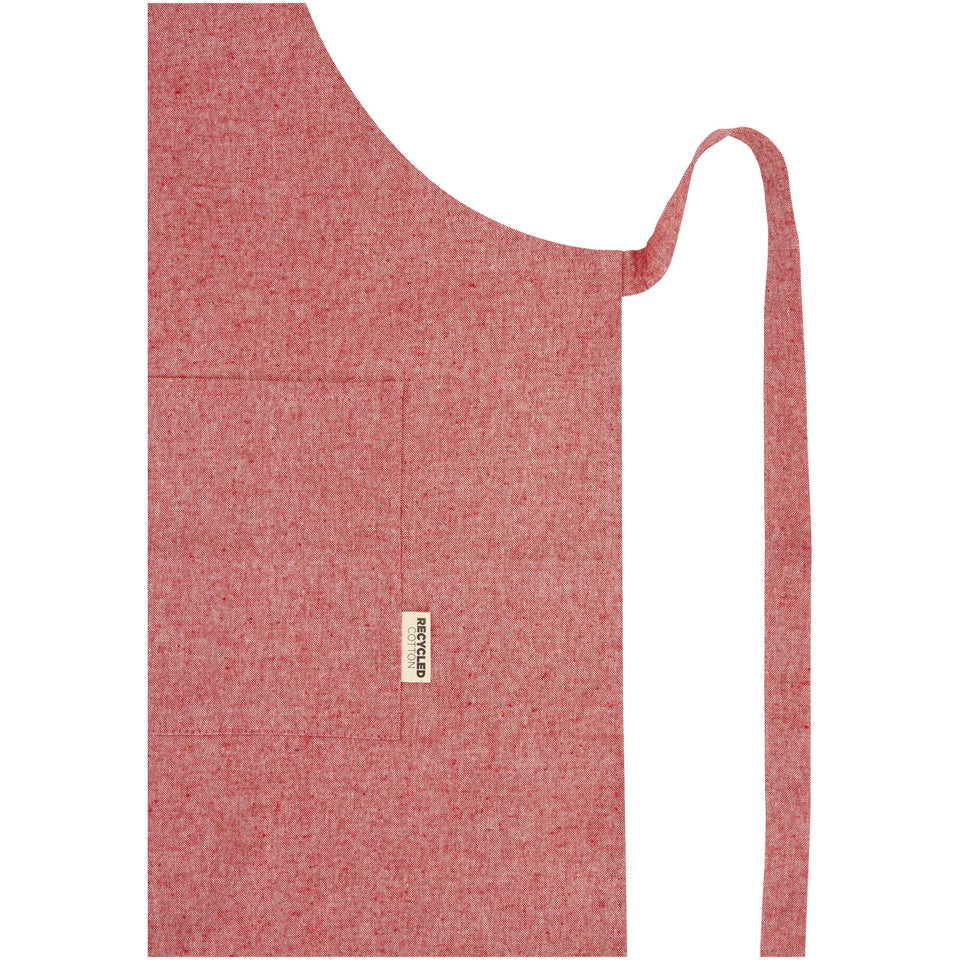 Grembiule in cotone riciclato da 200 g/m² Pheebs personalizzato con logo - Pubblienne