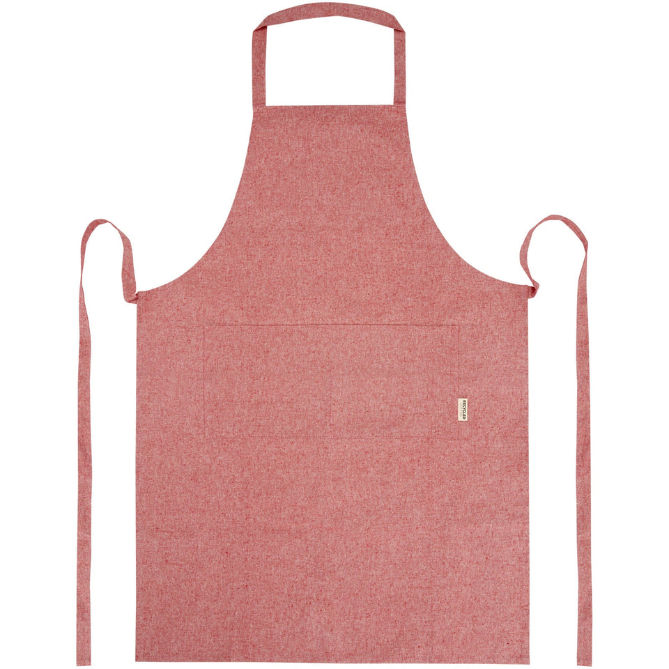 Grembiule in cotone riciclato da 200 g/m² Pheebs personalizzato con logo - Pubblienne