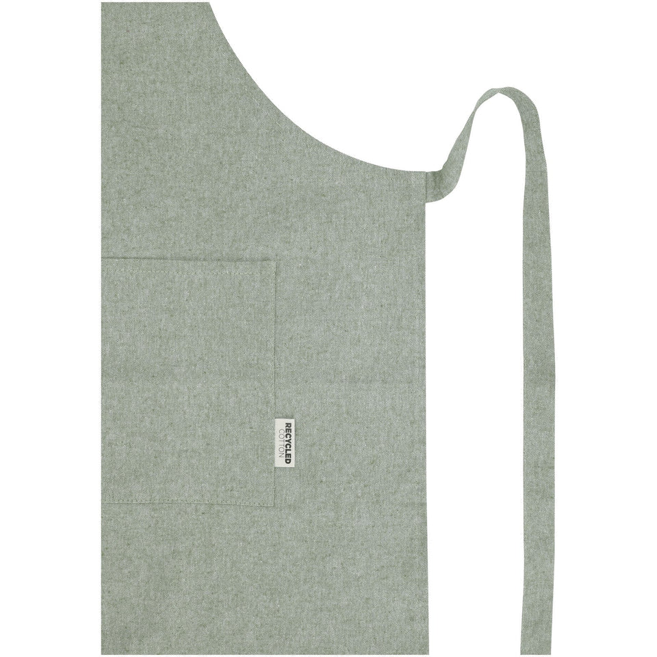 Grembiule in cotone riciclato da 200 g/m² Pheebs personalizzato con logo - Pubblienne