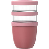 Portavivande composto da 3 pezzi da 500 ml + 2 da 200 ml Mepal Ellipse personalizzato con logo - Pubblienne