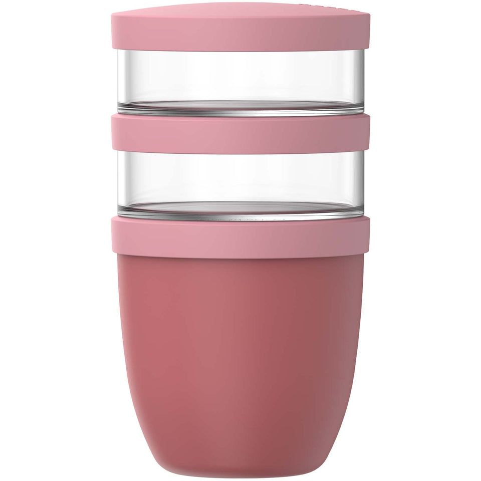 Portavivande composto da 3 pezzi da 500 ml + 2 da 200 ml Mepal Ellipse personalizzato con logo - Pubblienne