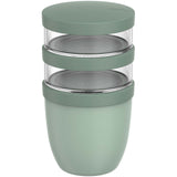 Portavivande composto da 3 pezzi da 500 ml + 2 da 200 ml Mepal Ellipse personalizzato con logo - Pubblienne