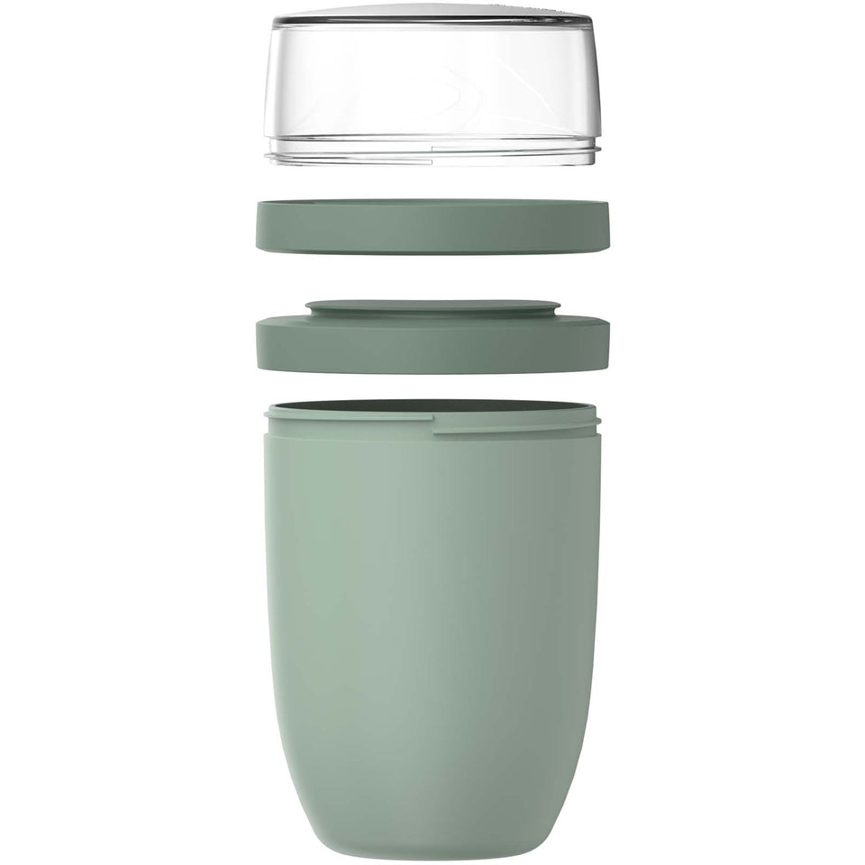 Portavivande composto da 3 pezzi da 500 ml + 2 da 200 ml Mepal Ellipse personalizzato con logo - Pubblienne