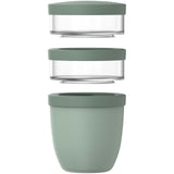 Portavivande composto da 3 pezzi da 500 ml + 2 da 200 ml Mepal Ellipse personalizzato con logo - Pubblienne
