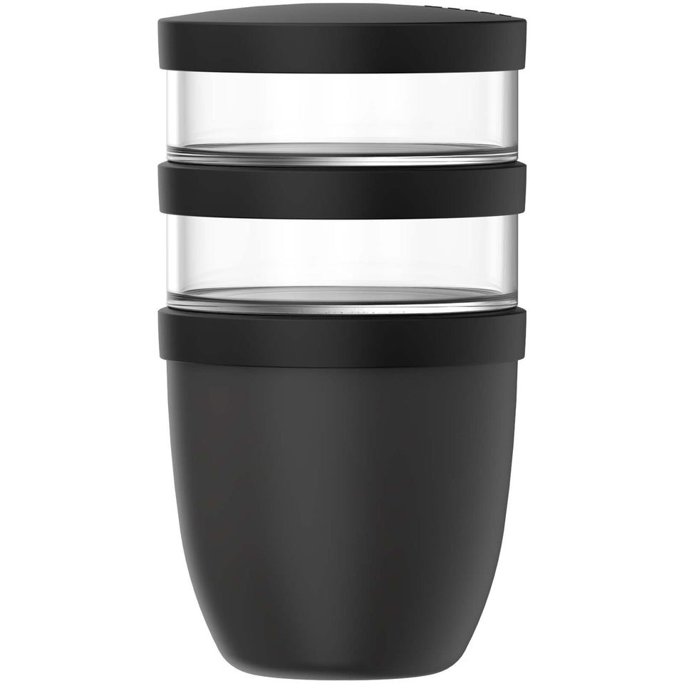 Portavivande composto da 3 pezzi da 500 ml + 2 da 200 ml Mepal Ellipse personalizzato con logo - Pubblienne