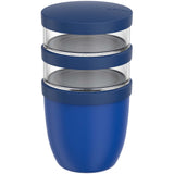 Portavivande composto da 3 pezzi da 500 ml + 2 da 200 ml Mepal Ellipse personalizzato con logo - Pubblienne