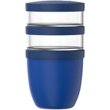 Portavivande composto da 3 pezzi da 500 ml + 2 da 200 ml Mepal Ellipse personalizzato con logo - Pubblienne