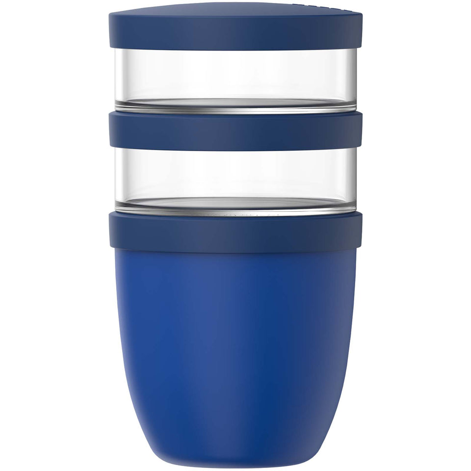 Portavivande composto da 3 pezzi da 500 ml + 2 da 200 ml Mepal Ellipse personalizzato con logo - Pubblienne