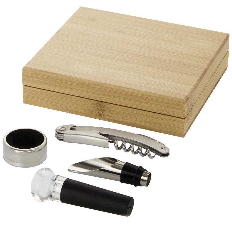 Set per vino da 4 pezzi Syrat personalizzato con logo - Pubblienne