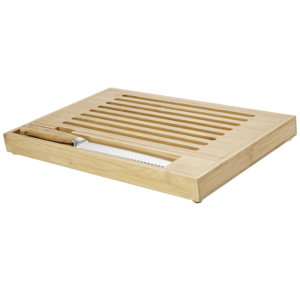 Tagliere in bambù con coltello Pao personalizzato con logo - Pubblienne