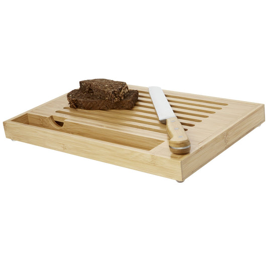 Tagliere in bambù con coltello Pao personalizzato con logo - Pubblienne