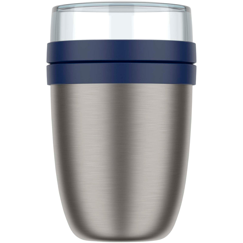 Contenitore porta pranzo termico 2.0 Mepal Ellisse da 500 + 200 ml personalizzato con logo - Pubblienne