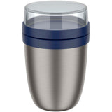 Contenitore porta pranzo termico 2.0 Mepal Ellisse da 500 + 200 ml personalizzato con logo - Pubblienne