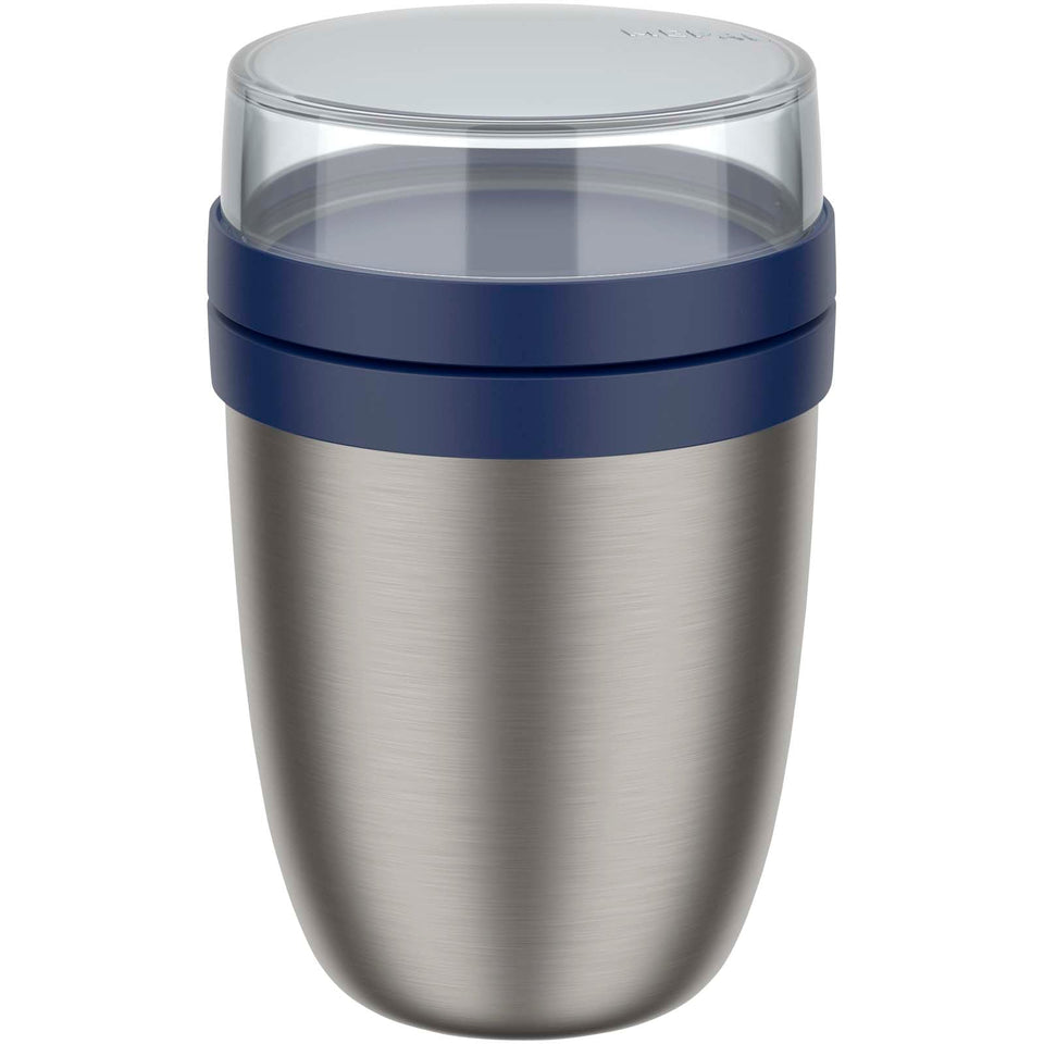 Contenitore porta pranzo termico 2.0 Mepal Ellisse da 500 + 200 ml personalizzato con logo - Pubblienne