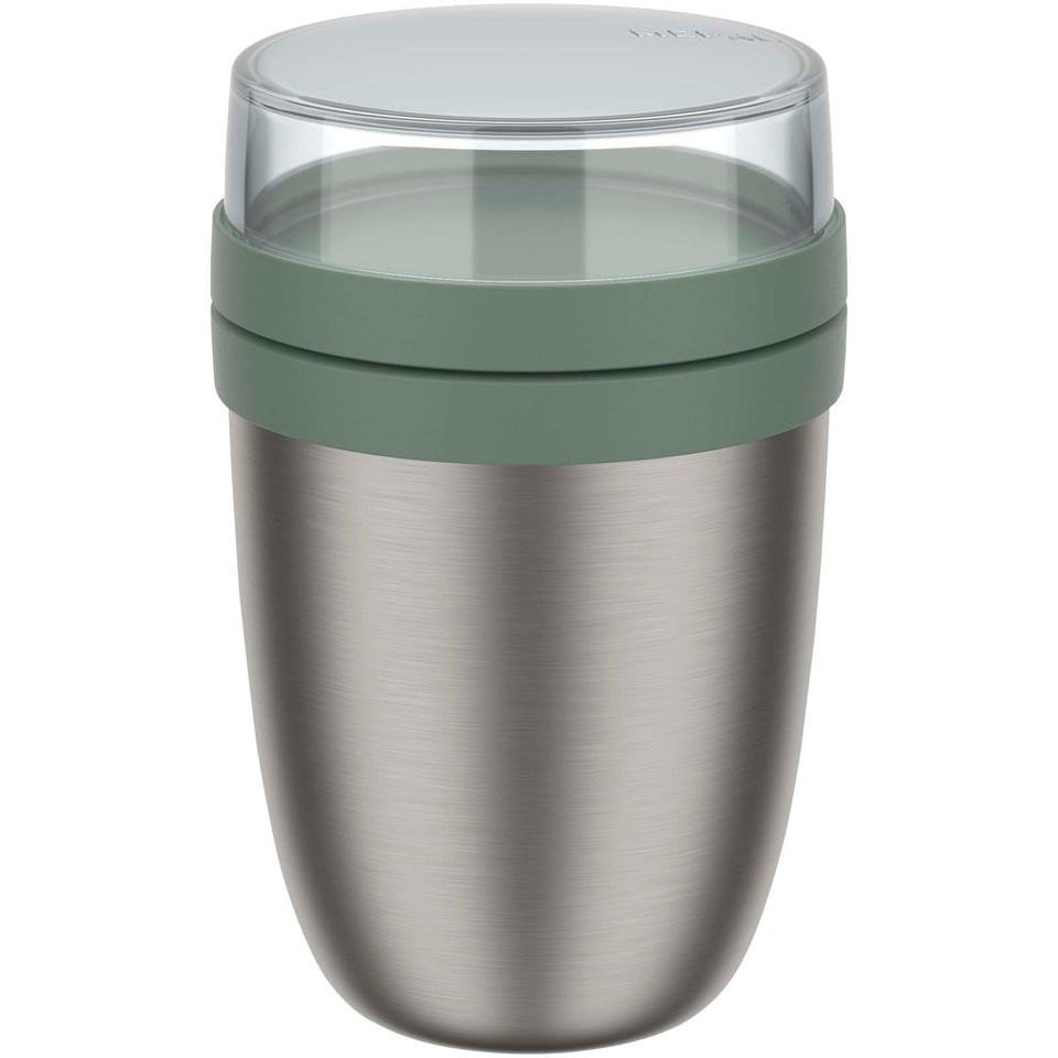 Contenitore porta pranzo termico 2.0 Mepal Ellisse da 500 + 200 ml personalizzato con logo - Pubblienne