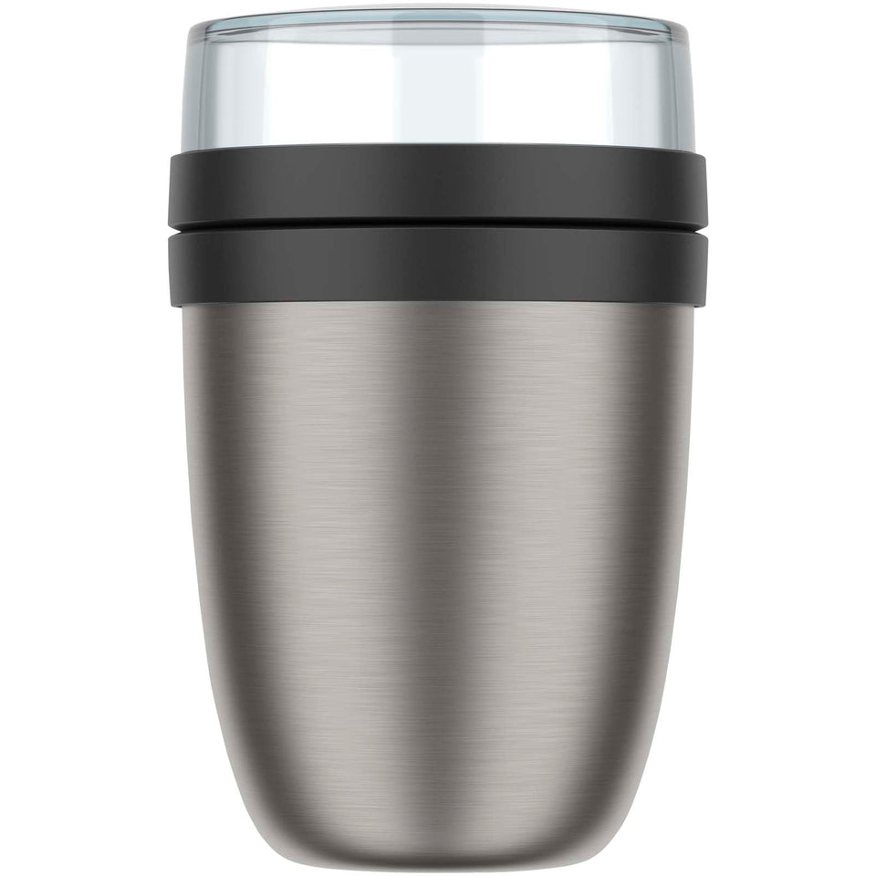 Contenitore porta pranzo termico 2.0 Mepal Ellisse da 500 + 200 ml personalizzato con logo - Pubblienne