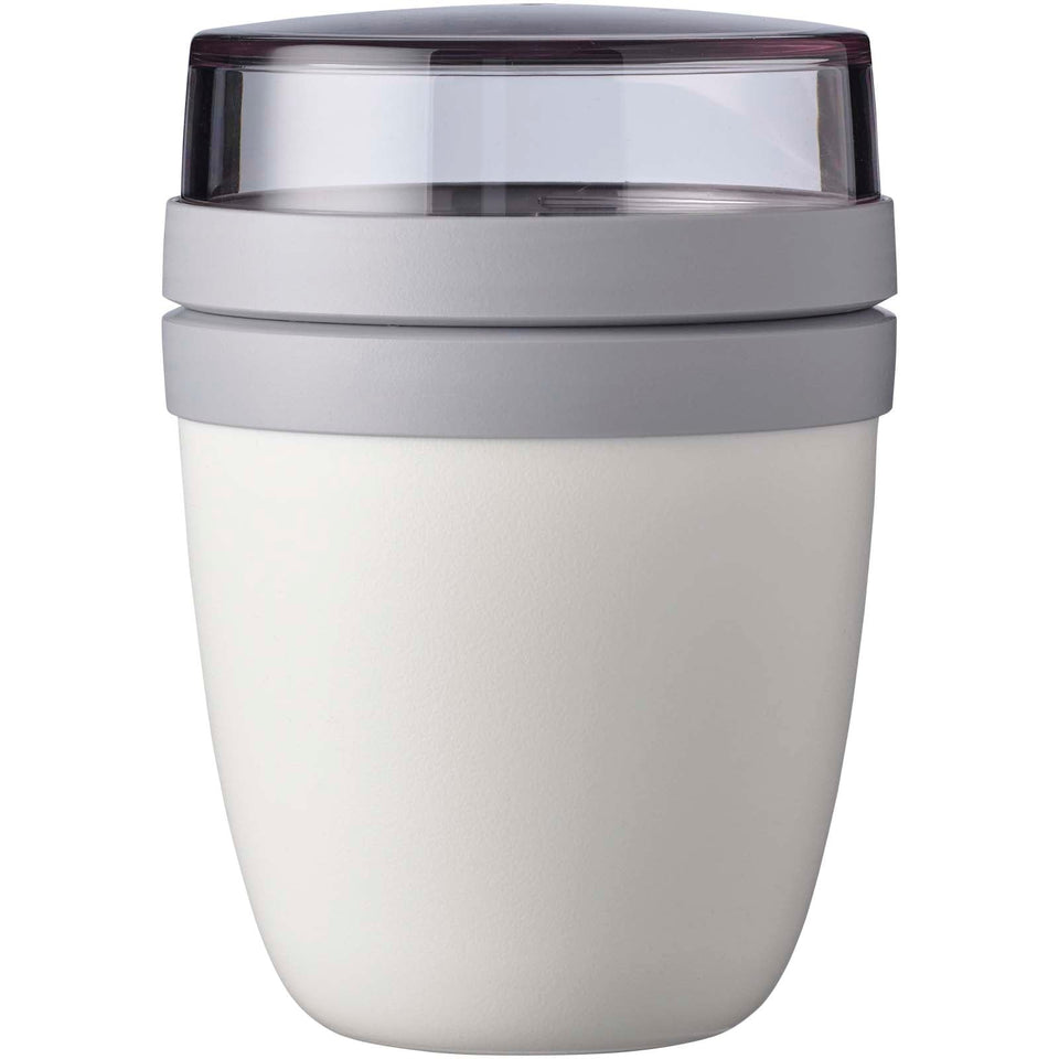 Contenitore porta pranzo Ellisse Mepal Mini da 300 + 120 ml personalizzato con logo - Pubblienne