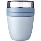 Contenitore porta pranzo Ellisse Mepal Mini da 300 + 120 ml personalizzato con logo - Pubblienne