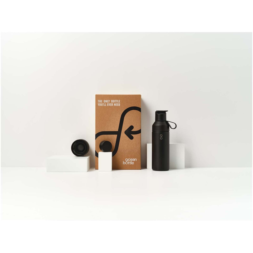 Set regalo 3 in 1 da 500 ml Ocean Bottle personalizzato con logo - Pubblienne