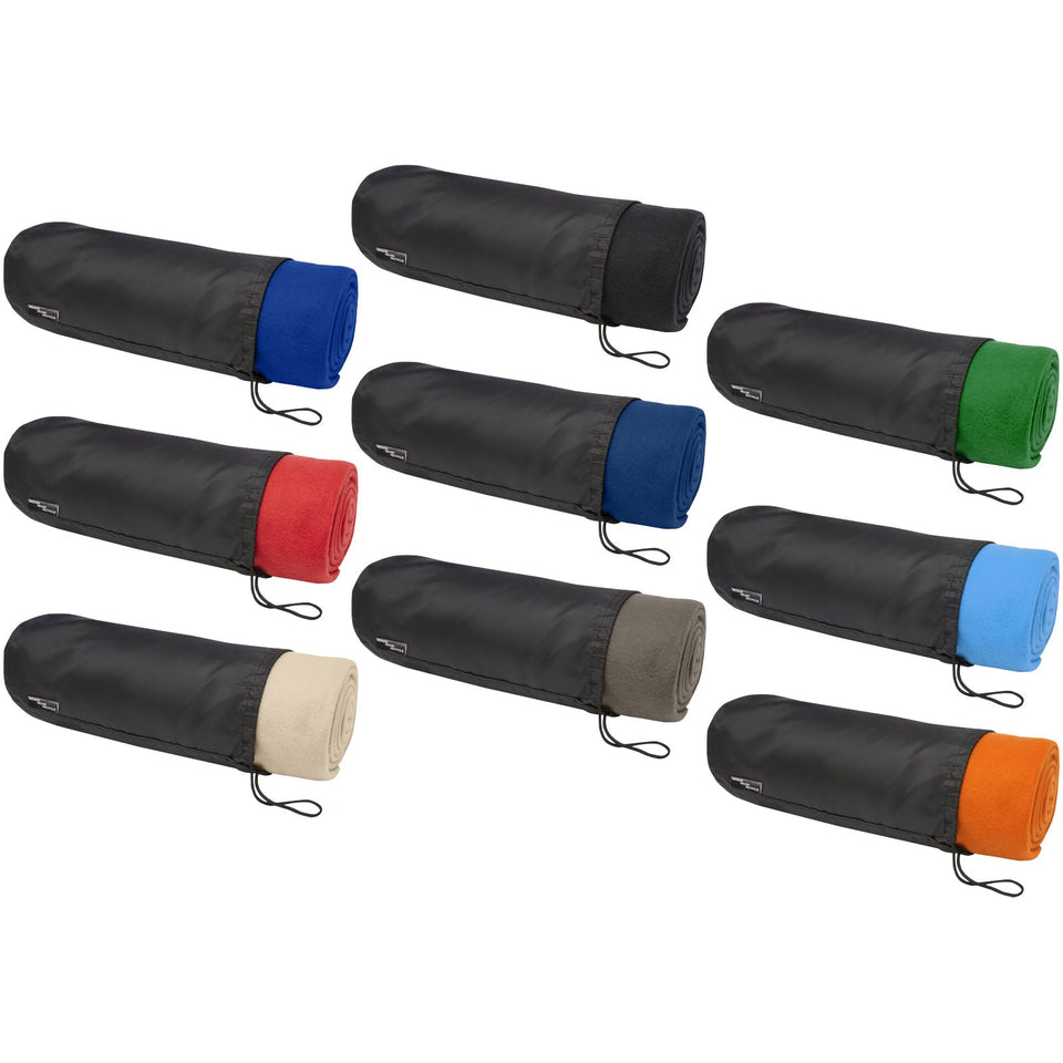 Coperta in polar fleece RPET certificato GRS Willow personalizzato con logo - Pubblienne