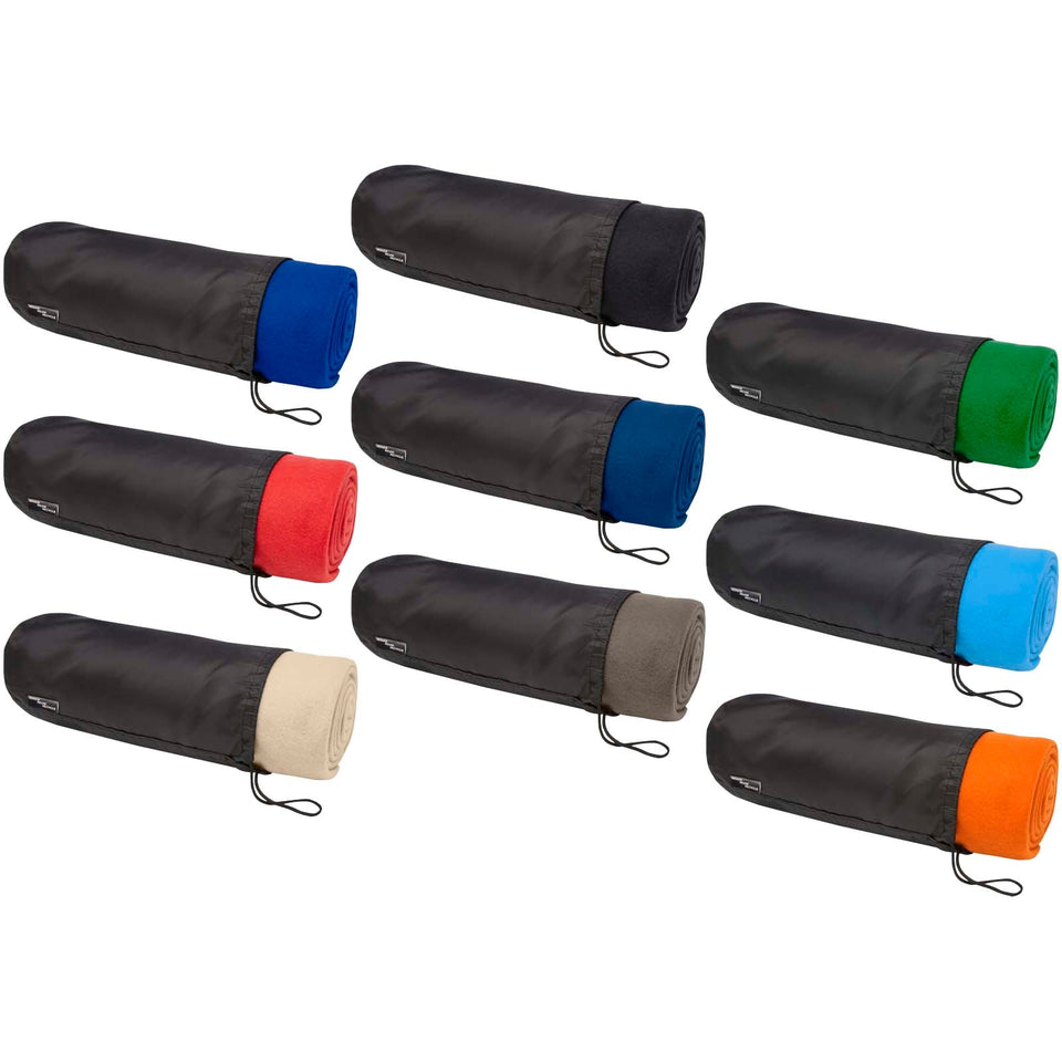 Coperta in polar fleece RPET certificato GRS Willow personalizzato con logo - Pubblienne