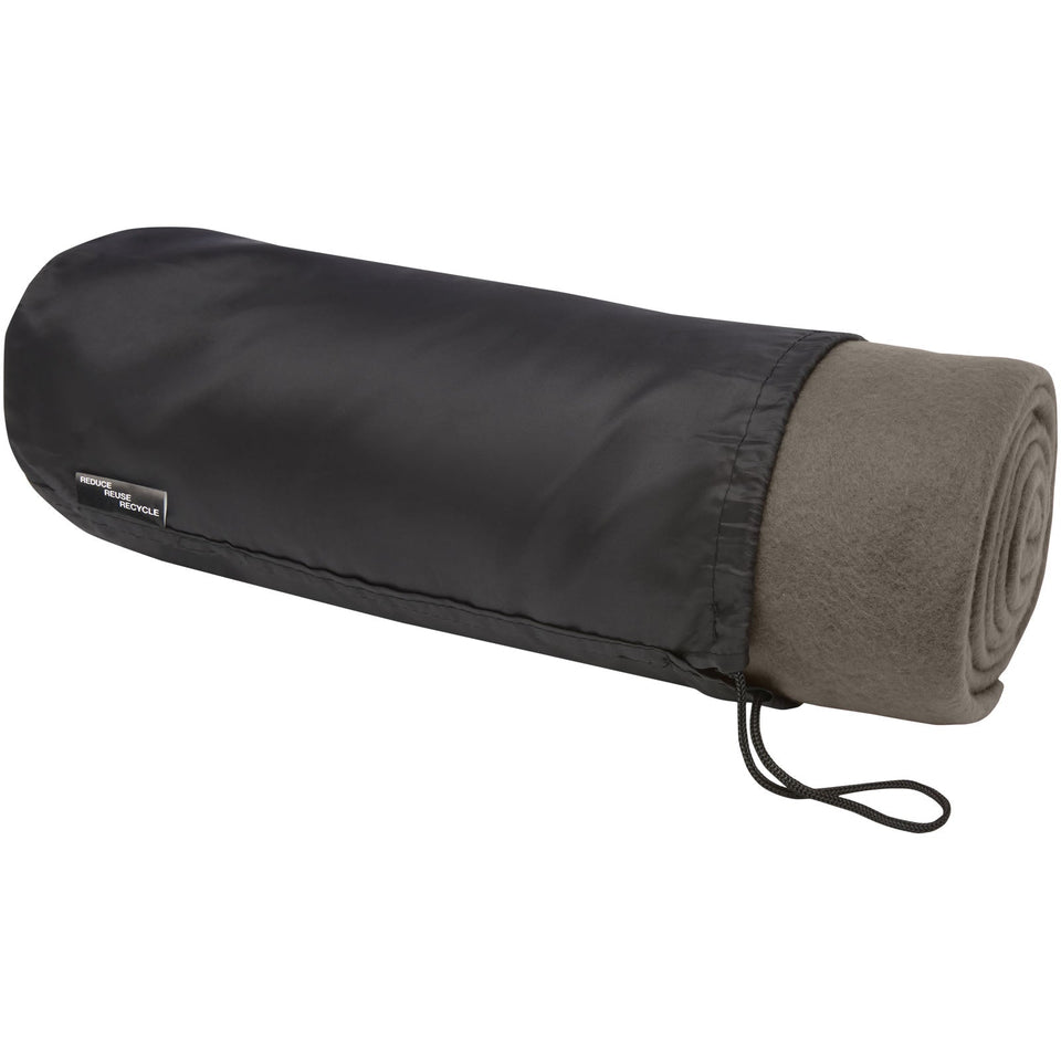 Coperta in polar fleece RPET certificato GRS Willow personalizzato con logo - Pubblienne