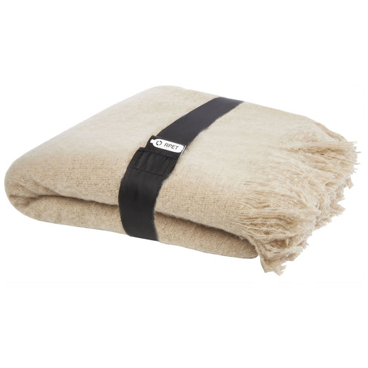 Coperta in RPET certificato GRS Ivy personalizzato con logo - Pubblienne