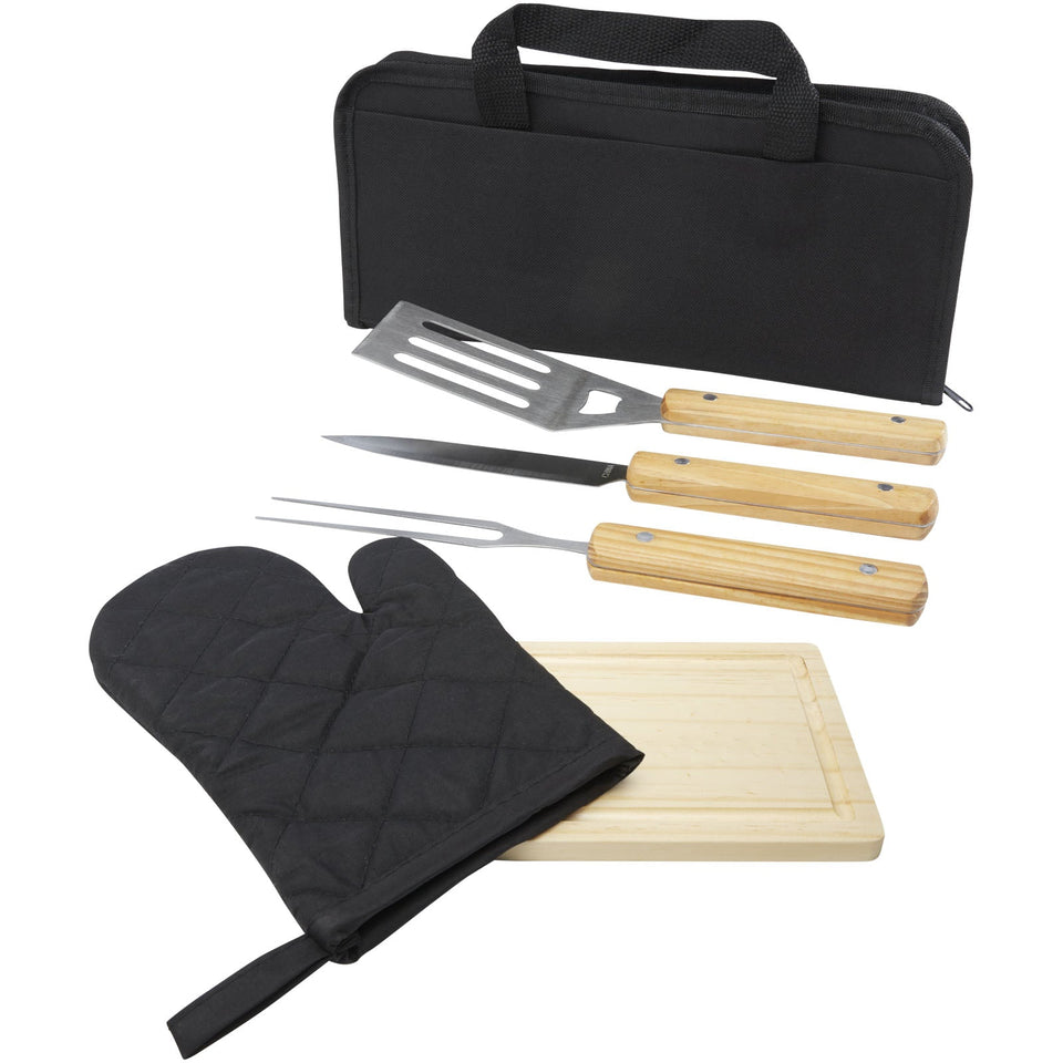 Set BBQ Gratar da 5 pezzi personalizzato con logo - Pubblienne
