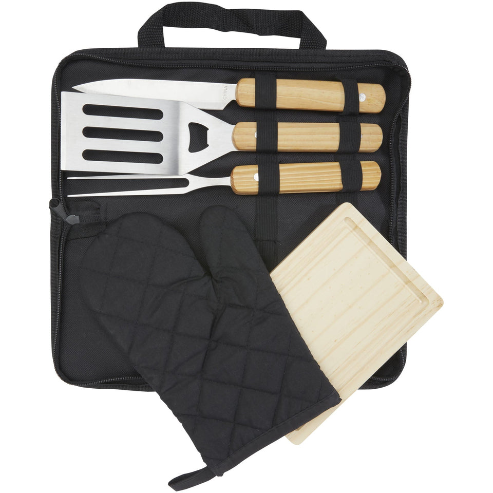Set BBQ Gratar da 5 pezzi personalizzato con logo - Pubblienne