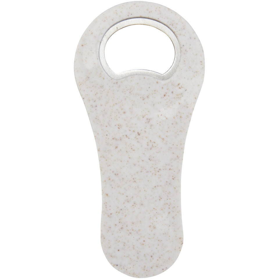 Apribottiglie Schyn in paglia di grano personalizzato con logo - Pubblienne