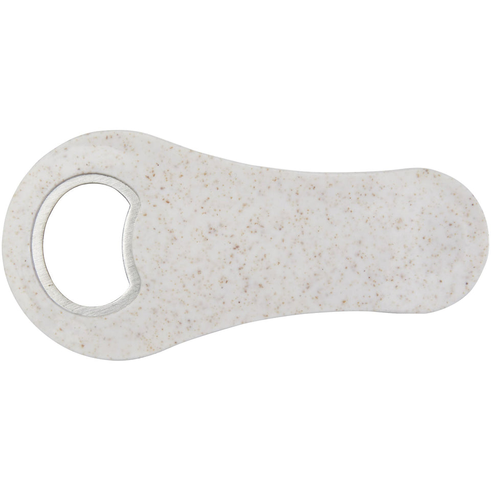 Apribottiglie Schyn in paglia di grano personalizzato con logo - Pubblienne